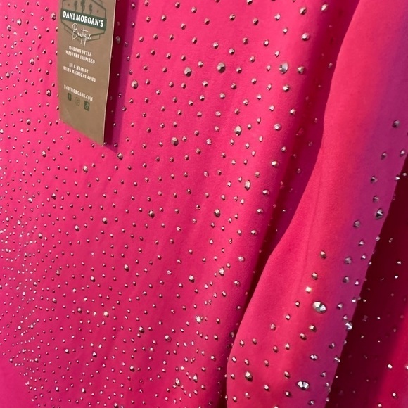 NASHVILLE pink sparkle bodysuit - Picture 2 of 7